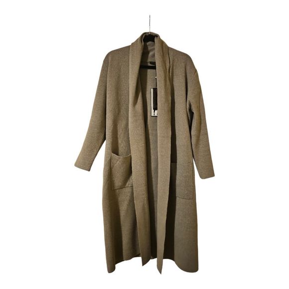 MAX SPORT Long Duster Cardigan Coat - Size Small NWT - Picture 1 of 10